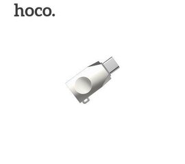 Hoco UA9 Универсальный OTG Адаптер Type-C на USB  Подключение Серебрянный цена и информация | Адаптеры и USB-hub | kaup24.ee