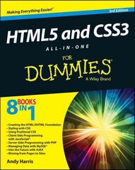 HTML5 and CSS3 All-in-One For Dummies 3e 3rd Edition hind ja info | Majandusalased raamatud | kaup24.ee