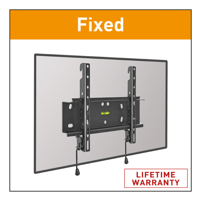 Teleri seinakinnitus Barkan AL200, 13"-43", 40 kg, 200x200 mm hind ja info | Teleri seinakinnitused ja hoidjad | kaup24.ee