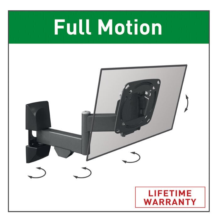 Teleri ja monitori seinakinnitus Barkan AL14, 13"-29", 15 kg, 100x100 mm hind ja info | Teleri seinakinnitused ja hoidjad | kaup24.ee