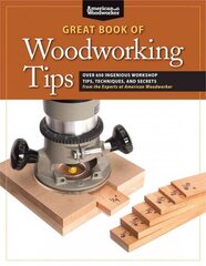 Great Book of Woodworking Tips: Over 650 Ingenious Workshop Tips, Techniques, and Secrets from the Experts at American Woodworker hind ja info | Tervislik eluviis ja toitumine | kaup24.ee