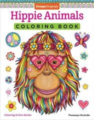 Hippie Animals Coloring Book hind ja info | Tervislik eluviis ja toitumine | kaup24.ee