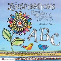 Zenspirations: Letters & Patterning hind ja info | Tervislik eluviis ja toitumine | kaup24.ee