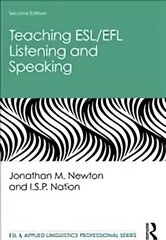 Teaching ESL/EFL Listening and Speaking 2nd edition цена и информация | Пособия по изучению иностранных языков | kaup24.ee