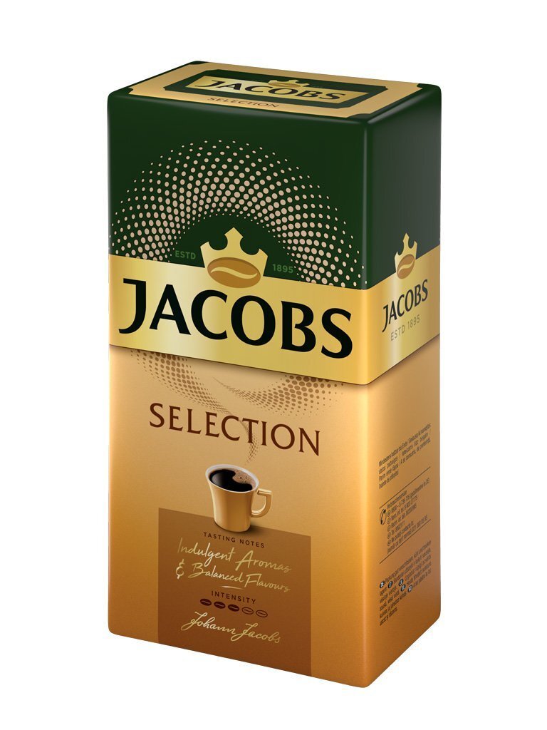 Jahvatatud kohv Jacobs Selection 500 g цена и информация | Kohv, kakao | kaup24.ee