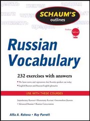 Schaum's Outline of Russian Vocabulary Revised edition цена и информация | Пособия по изучению иностранных языков | kaup24.ee