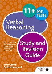 11plus Verbal Reasoning Study and Revision Guide: For 11plus, pre-test and independent school exams including CEM, GL and ISEB цена и информация | Книги для подростков и молодежи | kaup24.ee