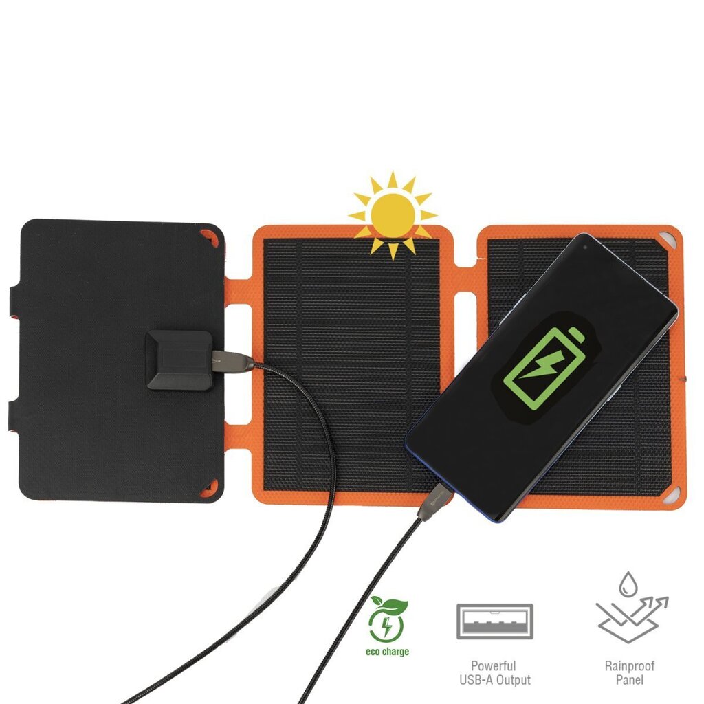 4smarts Solar Panel VoltSolar, USB, 2A hind ja info | Mobiiltelefonide laadijad | kaup24.ee