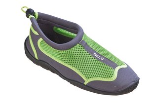 Aqua shoes unisex BECO 90661 118 39 grey/green цена и информация | Сертифицированный жилет для SupSup и других видов водного спорта SupSup Премиум, Размер L, черный | kaup24.ee