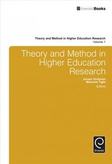 Theory and Method in Higher Education Research hind ja info | Ühiskonnateemalised raamatud | kaup24.ee