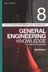 Reeds Vol 8 General Engineering Knowledge for Marine Engineers 6th edition hind ja info | Ühiskonnateemalised raamatud | kaup24.ee