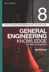 Reeds Vol 8 General Engineering Knowledge for Marine Engineers 6th edition цена и информация | Книги по социальным наукам | kaup24.ee