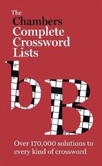 The Chambers Crossword Lists - New Edition hind ja info | Tervislik eluviis ja toitumine | kaup24.ee