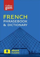 Collins French Phrasebook and Dictionary Gem Edition: Essential Phrases and Words in a Mini, Travel-Sized Format 4th Revised edition, Collins French Phrasebook and Dictionary Gem Edition: Essential Phrases and Words in a Mini, Travel Sized Format цена и информация | Путеводители, путешествия | kaup24.ee