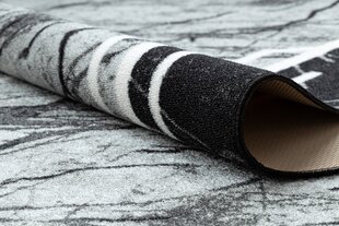 Rugsx ковровая дорожка, мрамор серого цвета, 90 см цена и информация | Ковры | kaup24.ee