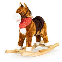 Лошадка-качалка, коричневая цена и информация | Игрушки для малышей | kaup24.ee