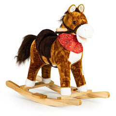 Лошадка-качалка, коричневая цена и информация | Игрушки для малышей | kaup24.ee
