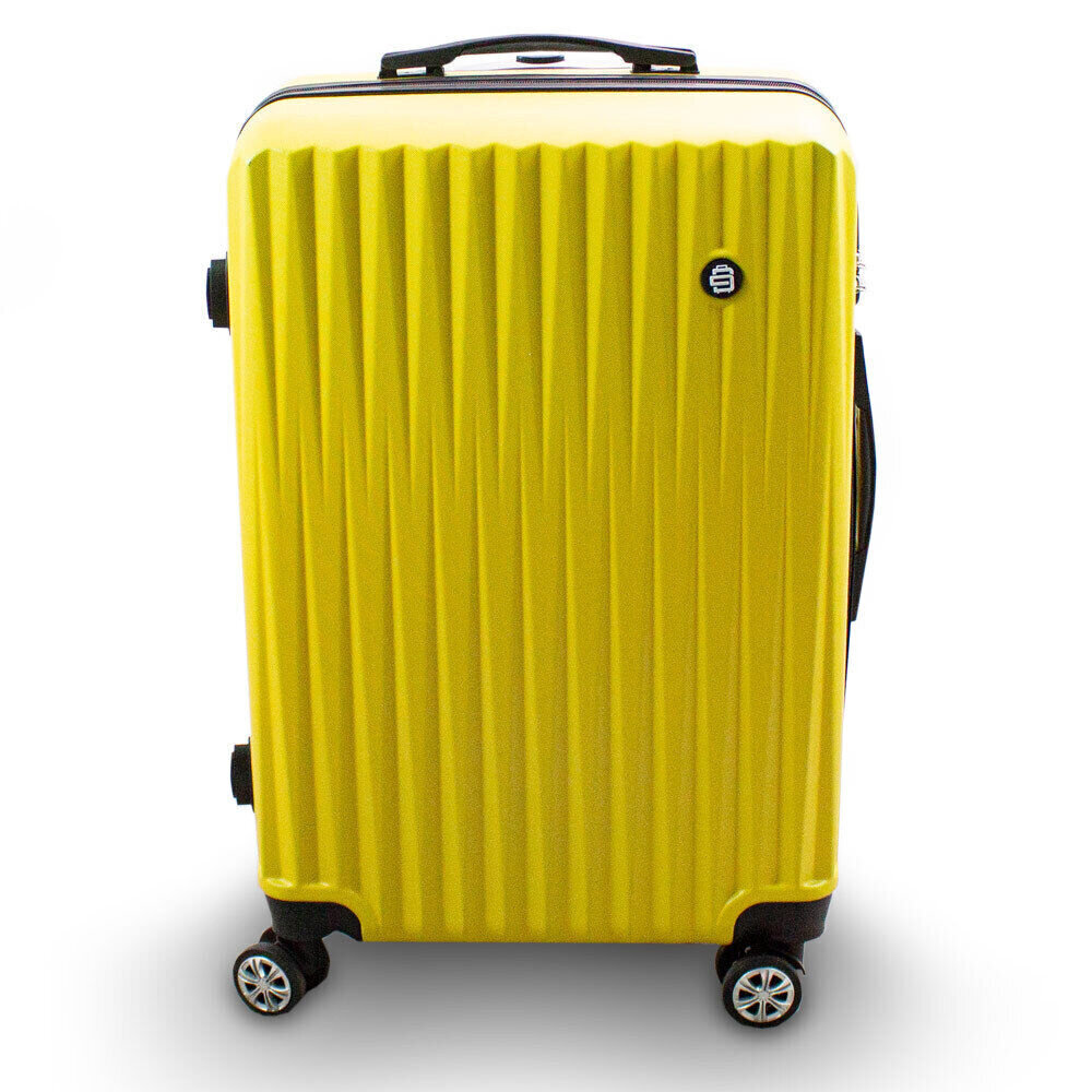 Kohvrite komplekt, kollane, 3 tk hind ja info | Kohvrid, reisikotid | kaup24.ee