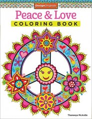 Peace & Love Coloring Book hind ja info | Tervislik eluviis ja toitumine | kaup24.ee