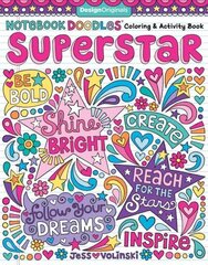 Notebook Doodles Superstar: Coloring & Activity Book hind ja info | Väikelaste raamatud | kaup24.ee