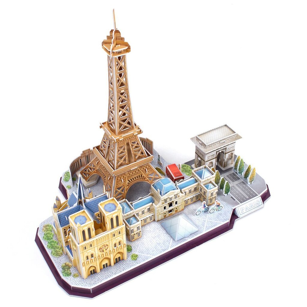 3D pusle Cubic Fun "Paris", 114-osaline цена и информация | Pusled | kaup24.ee