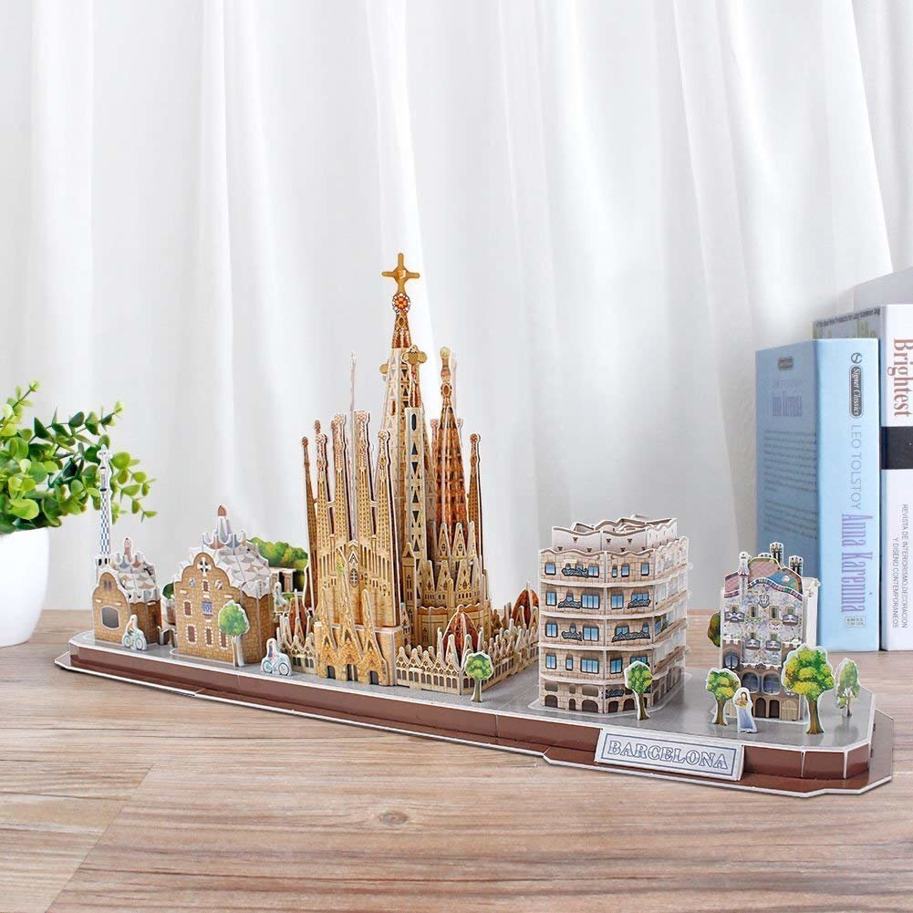 3D pusle CubicFun "Barcelona", 186-osaline hind ja info | Pusled | kaup24.ee