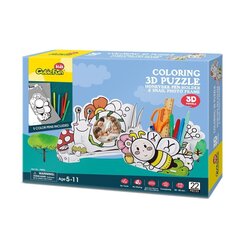 3D värvitav pusle raami ja pliiatsitopsiga Cubic Fun, 22 osa hind ja info | Kunstitarbed, voolimise tarvikud | kaup24.ee