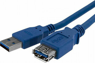 USB-kaabel Startech USB3SEXT1M   USB A Sinine цена и информация | Адаптеры и USB-hub | kaup24.ee