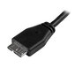 USB-kaabel-Mikro USB Startech USB3AUB3MS   Must hind ja info | Mobiiltelefonide kaablid | kaup24.ee