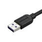 USB-kaabel-Mikro USB Startech USB3AU2MRS   Must hind ja info | Mobiiltelefonide kaablid | kaup24.ee