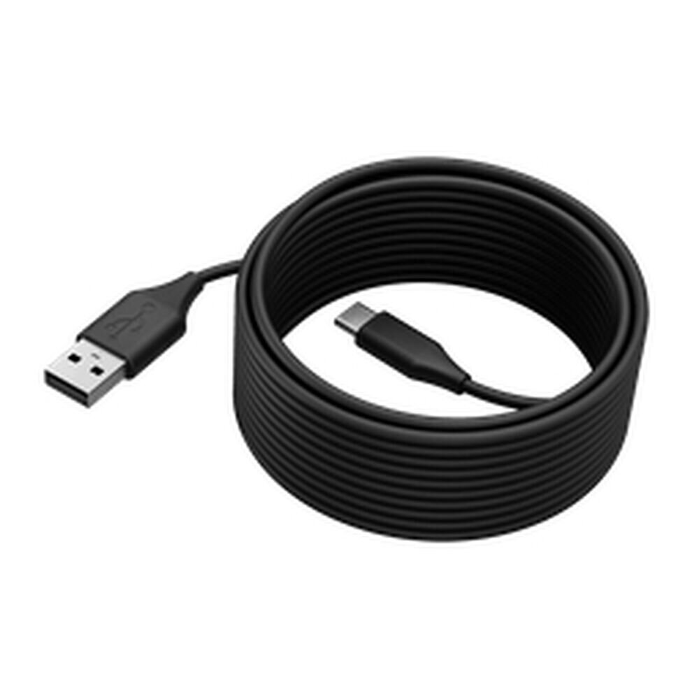 USB A - USB C Kaabel Jabra 14202-11   Must цена и информация | Mobiiltelefonide kaablid | kaup24.ee