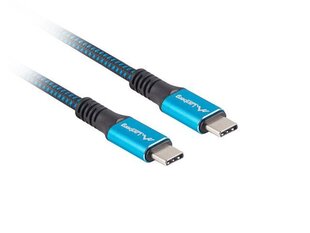 Kaabel USB C Lanberg 1,2 m Must hind ja info | Mobiiltelefonide kaablid | kaup24.ee