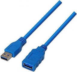 Nanocable USB Extension Cable NANOCABLE 10.01.0902-BL 2 m hind ja info | Mobiiltelefonide kaablid | kaup24.ee
