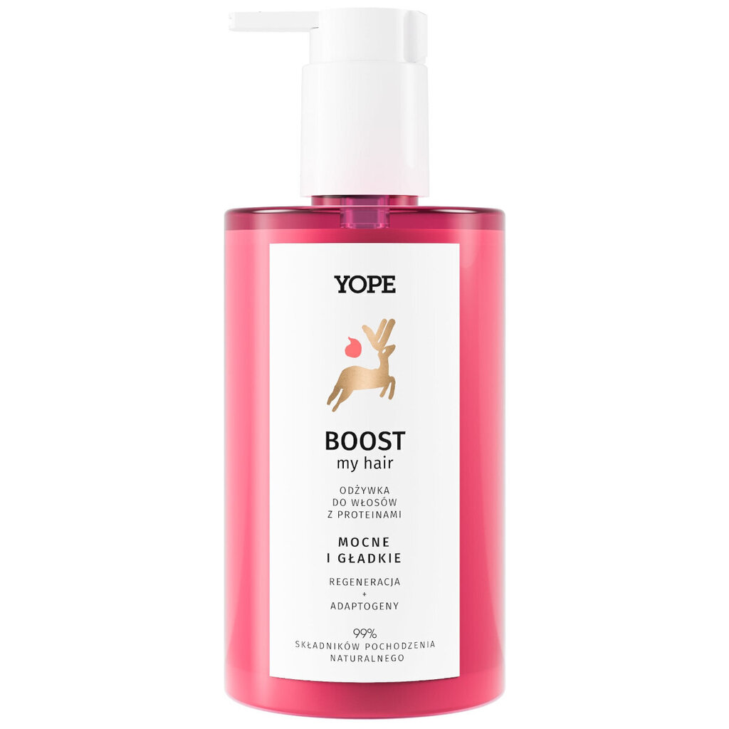 Proteiinidega juukseid taastav palsam Yope Boost My Hair, 300ml hind ja info | Juuksepalsamid | kaup24.ee