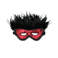 Роскошная маска с перьями красная цена и информация | БДСМ и фетиш | kaup24.ee