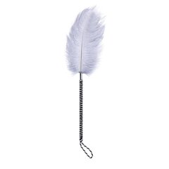 Feather Tickler with Wrapped 46 cm Black/White hind ja info | BDSM ja fetish | kaup24.ee