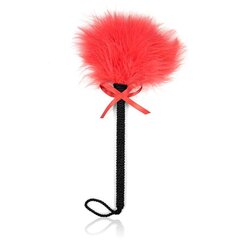 Feather Tickler with Bow 25 cm Red hind ja info | BDSM ja fetish | kaup24.ee