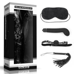 Bondage Kit Deluxe with Vibrator Black цена и информация | БДСМ и фетиш | kaup24.ee