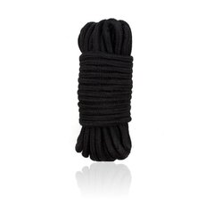 Bondage Cotton Rope 10 Meter Black цена и информация | БДСМ и фетиш | kaup24.ee