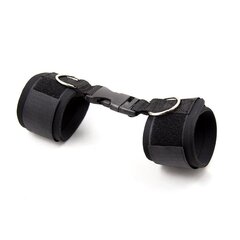 Неопреновые наручники на лодыжки с липучкой черные цена и информация | БДСМ и фетиш | kaup24.ee