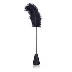 Feather Tickler ja Paddle with Lace 2 in 1 56 cm Must hind ja info | BDSM ja fetish | kaup24.ee