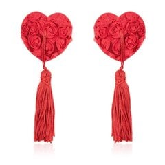 Rose Heart Nipple Covers Red цена и информация | БДСМ и фетиш | kaup24.ee