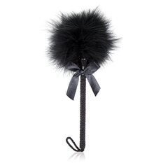 Feather Tickler with Bow 25 cm Black цена и информация | БДСМ и фетиш | kaup24.ee