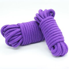 Bondage Cotton Rope 10 Meter Purple цена и информация | БДСМ и фетиш | kaup24.ee