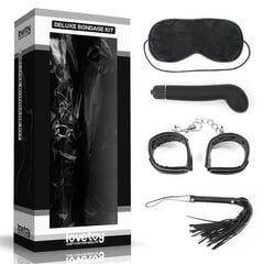 Bondage Kit Deluxe with Vibrator Black цена и информация | БДСМ и фетиш | kaup24.ee