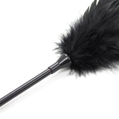 Feather Tickler ja Paddle 2 in 1 48 cm Must цена и информация | БДСМ и фетиш | kaup24.ee