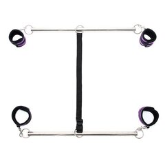 Double Spreader Bar with Suffs Adjustable Purple цена и информация | БДСМ и фетиш | kaup24.ee