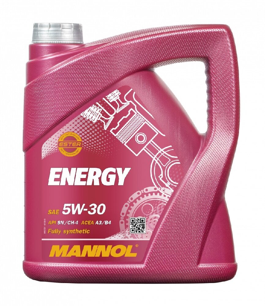 Mannol Energy 5W-30 Fully Synthetic, 4L цена и информация | Mootoriõlid | kaup24.ee
