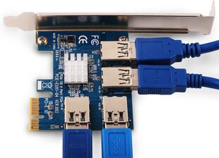 Ubit PCI-E Riser X0011N2TH5 hind ja info | Regulaatorid | kaup24.ee