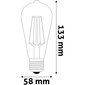 LED lamp Avide 7W E27 ST57 Filament hind ja info | Lambipirnid, lambid | kaup24.ee